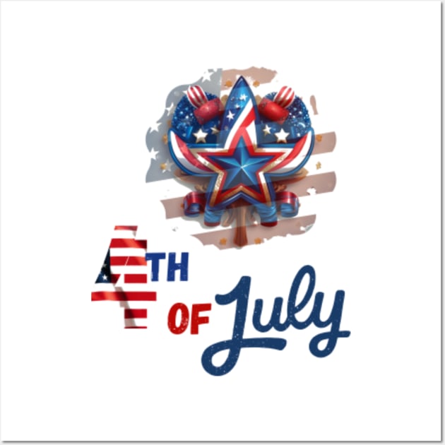 happy 4th of July 2024 2023 Independence Day Posters and Art Prints